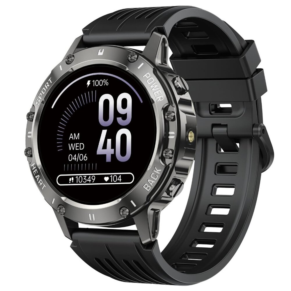 Smart Watch for Men Fitness Tracker: Military Bluetooth Make Answer Call Digital